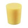 Cole-Parmer Solid Color-Coded Silicone Stoppers, Standard Size 6.5, Yellow; 10/Bag