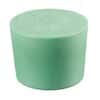 Cole-Parmer Solid Color-Coded Silicone Stoppers, Standard Size 13.5, Green; 1/Bag