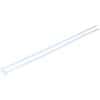 50 Pound Solid Nylon Cable/Zip Ties, 11" L, White; 100/Pk