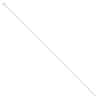 Cole-Parmer 40 Pound Nylon Cable Zip Ties, 17.0" L, White; 100/CS