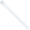 Cole-Parmer 40 Pound Nylon Reusable Releasable Cable Zip Ties, 4.5" L, White; 100/CS