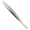 Cole-Parmer Precision Stainless Steel Tweezers w/ Serrated Handle & Serrated, Strong, Thick Tips; 120 mm L