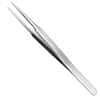 Cole-Parmer Precision Stainless Steel Tweezers w/ Flat, Round Tips;  120 mm L