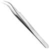 Cole-Parmer Precision Stainless Steel Tweezers w/ Fine, Curved Tips; 115 mm L