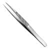 Cole-Parmer Precision Stainless Steel Tweezers w/ Serrated Handle & Strong Tips; 110 mm L