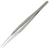Cole-Parmer Sterile Stainless Steel Tweezers with Ceramic Flat Duckbill Tip, 14 cm