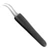 Cole-Parmer 7.SA.DN.6 Foam Grip Tweezers w/ Extra-Fine, Curved Tips