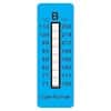Cole-Parmer Irreversible 8-Point Vertical Temperature Label, 160-230F/71-110C; 25/Pk