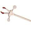 Cole-Parmer Two-Prong Extension Clamp, Dual Adjustment, Medium, Stainless Steel