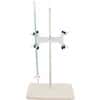 Cole-Parmer Double Buret Clamp, Stainless Steel, with Support Stand and Rod; Holds Up to 100 ml Burets