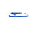 Cole-Parmer Type-T, Standard Probe, Mini-Connector, 5" L, .093 Dia Tip, Grounded , 5ft Coil Cord