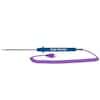 Cole-Parmer Type-E, Standard Probe, Mini-Connector, 5" L, .093 Dia Tip, Grounded , 5ft Coil Cord