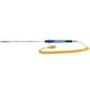 Cole-Parmer Type-K, Small Dia Surface Probe, 8" L, Mini-Connector, Exposed, 5ft Coil Cord