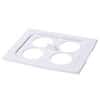 Cole-Parmer Beaker Positioning Cover for 2.5 Gal Ultrasonic Cleaner, 4 x 600 mL Beakers