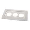 Cole-Parmer Beaker Positioning Cover for 1.5 Gal Ultrasonic Cleaners, 3 x 250 mL Beakers 