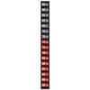 Cole-Parmer Reversible 16-Point Vertical Temperature Label Black/Red, 14-31C/58-88F; 10/Pk