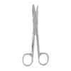 Cole-Parmer Dissecting Scissors, Standard Grade, Sharp/Blunt Point, Straight, 5.5".