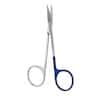 Cole-Parmer Iris Fine Tip Scissors, Premium Grade, Curved, 4.5"