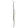 Cole-Parmer Premium Grade Iris Tissue Forceps, Full-Curved, 4"
