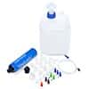 Cole-Parmer VapLock™ Solvent Waste Kit with Heavy-Duty Carboy, 10-Port, Polypropylene, GL45 Closure, 5 L