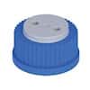Cole-Parmer VapLock™ Solvent Delivery Cap with Viton Air Inlet Valve, Two 1/4-28 ports, GL45; 1/EA
