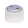 Cole-Parmer VapLock™ Solvent Delivery Cap with 304 SS Port Thread Inserts, two 1/4"-28, 38-430; 1/ea