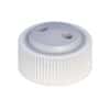 Cole-Parmer VapLock™ Solvent Delivery Cap, two 1/4"-28 ports, 38 mm Wako; 1/ea