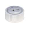 Cole-Parmer VapLock™ Solvent Delivery Cap, four 1/4"-28 ports, 38 mm Wako; 1/ea