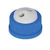 Cole-Parmer VapLock™ Solvent Delivery Cap, two 1/4"-28 ports, GL32; 1/ea