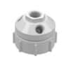 Cole-Parmer VapLock™ Solvent Waste Manifold, PTFE, DIN 60, 1x1/2" NPT, 3x1/4" NPT; 1/EA