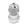 Cole-Parmer VapLock™ Solvent Waste Manifold, PTFE, 2" Coarse, 1x1/2"NPT, 3x1/4"NPT, 6x1/4-28UNF; 1ea