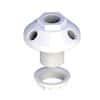 Cole-Parmer VapLock™ Solvent Waste Manifold, PTFE, panel mount, 1x1/2" NPT, 3x1/4" NPT; 1/ea