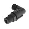 Cole-Parmer VapLock™ Filter Adapter, 90° elbow, 1/4" NPT(M) x 1/4" NPT(M), polypropylene; 1/ea