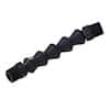Cole-Parmer VapLock™ Adapters for Exhaust Filters, Straight, Adjustable, Black Acetal, 1/4" NPT(M) x 1/4" NPT(F)