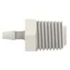 Cole-Parmer VapLock™ Fitting, Polypropylene,  Straight, Hose Barb to Threaded Adapter, 1/8" ID x 1/4" NPT(M); 10/PK