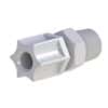 Cole-Parmer VapLock™ Fitting, Polypropylene, Straight, Compression to Threaded Adapter, 5/16" OD Tubing x 1/4" NPT(M); 5/PK