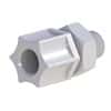 Cole-Parmer VapLock™ Fitting, Polypropylene, Straight, Compression to Threaded Adapter, 1/2" OD Tubing x 1/4" NPT(M); 5/PK