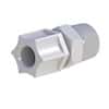 Cole-Parmer VapLock™ Fitting, Polypropylene, Straight, Compression to Threaded Adapter, 1/2" OD Tubing x 1/2" NPT(M); 5/PK