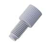 Cole-Parmer VapLock™ Port Plug, Natural PTFE, 1/4"-28 UNF(M); 10/PK