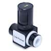 Cole-Parmer PTFE Metering Valve, High Range, 1/8" NPT(F), 30,000 mL/min Air, 1800 mL/min Water