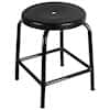 Cole-Parmer Non-Adjustable Anti-Static Stool, Black, Conductive PP