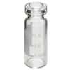 Cole-Parmer Crimp Vials, Wide Neck, Clear Glass, 11 mm, with Label Area, 1.5 mL; 100/Pk, 12 Pk/Cs