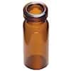 Cole-Parmer Snap Vials, 1.5 mL, 11.6 mm, Amber Glass, 100/Pk
