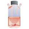 Cole-Parmer Spinner Flask Assembly for BS-200 Cell Culture Stirring Systems, 250 mL (8.5 oz)