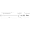 Cole-Parmer AZ9046 Digital Controller Temperature Probe, Extra-Long