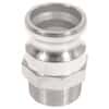 Male Cam X 3/4-in NPT(M) Adapter, SS (Stainless Steel)