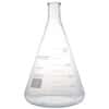 Cole-Parmer Glass Erlenmeyer Flasks, Graduated, Heavy Rim, 5000 mL (169 oz); 1/Pk