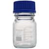 Cole-Parmer Glass Media Bottles, Class A, Round, 100 mL (3.4 oz); 10/Pk