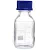 Cole-Parmer Glass Media Bottles, Class A, Square, 100 mL (3.4 oz); 10/PK