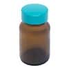 Cole-Parmer GLC-02083 Economy Pre-Cleaned Wide-Mouth Bottle, Amber Glass, 30mL; 24/CS